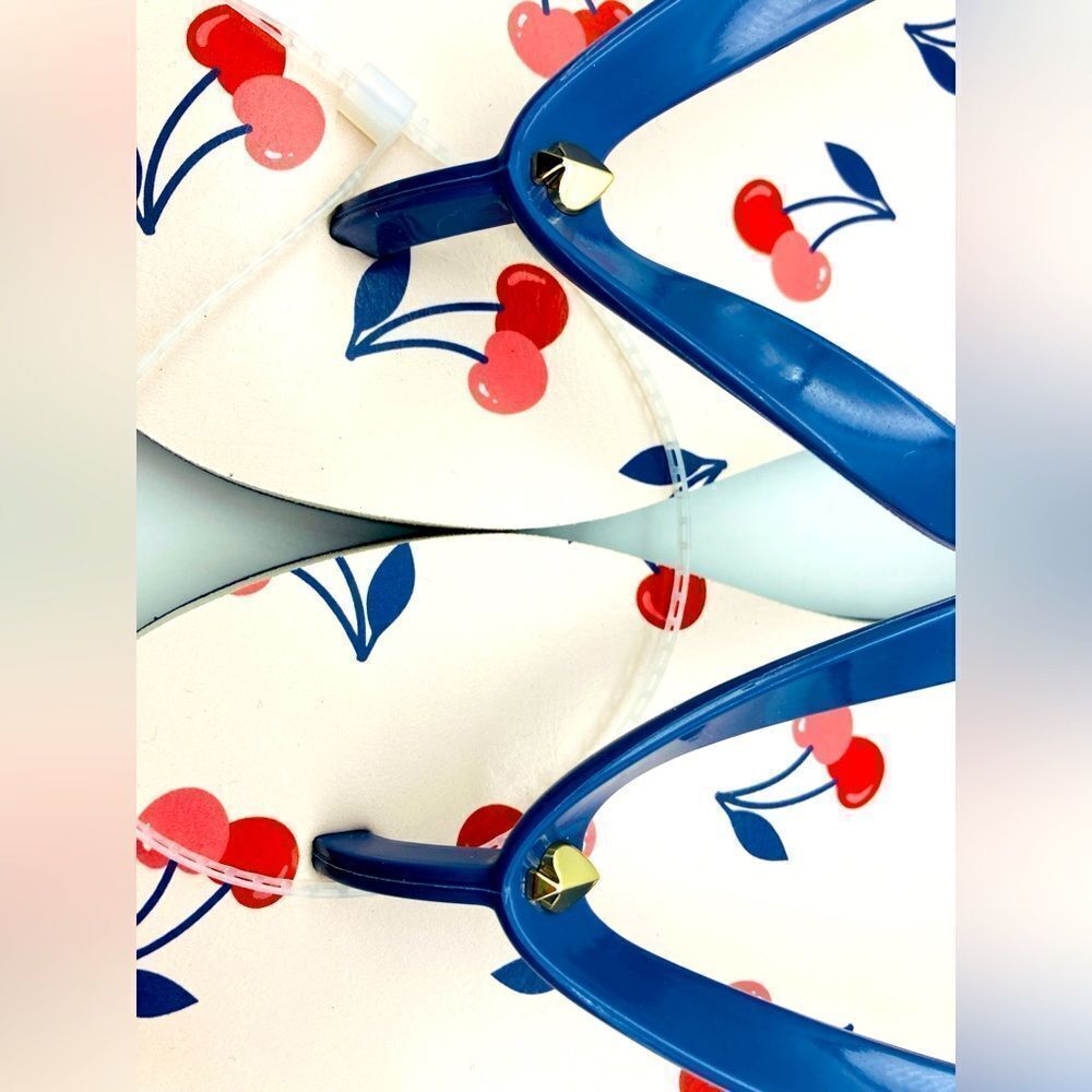 NWT Kate Spade Fleur Dancing Cherries Sandals 9B Brazil - Picture 6 of 10